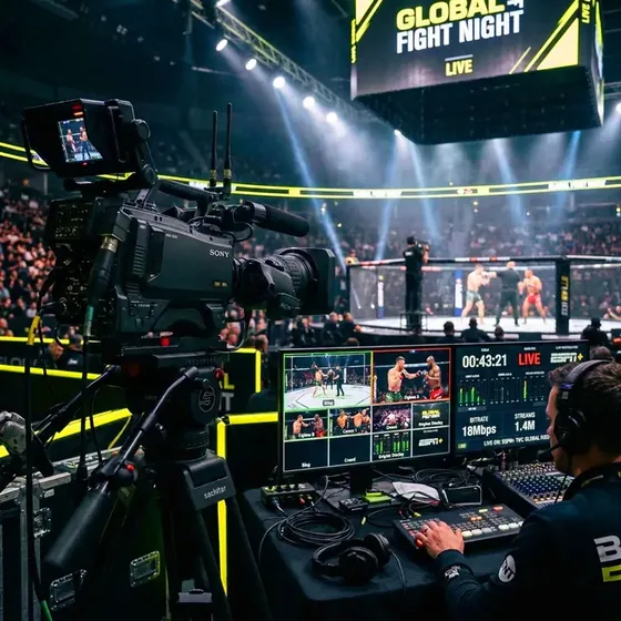 Livestream-Produktion für Fight24 und DAZN